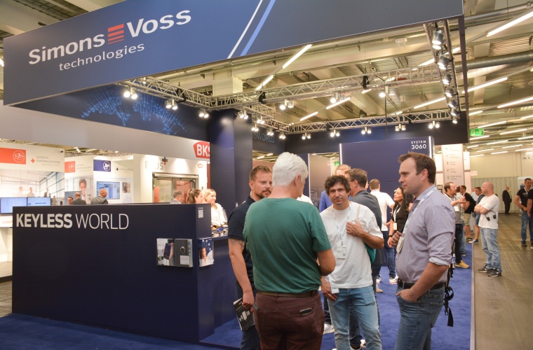 Gut besucht war der Stand von SimonsVoss an der SicherheitsExpo 2024