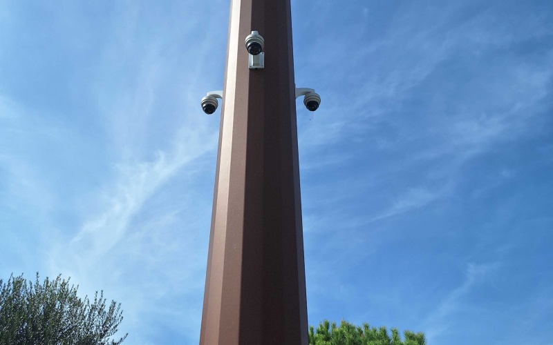 Photo: Active protection of woodland heritage: Flir thermal imaging cameras man...