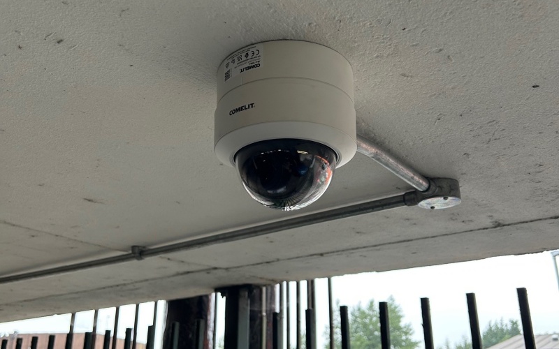 New Comelit-PAC CCTV camera installed at Hampton View, enhancing site-wide...