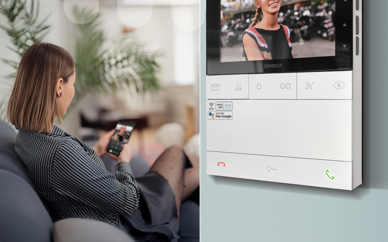 Photo: Comelit-PAC Unveils Logos Wi-Fi Monitors: Smart, Secure, and...