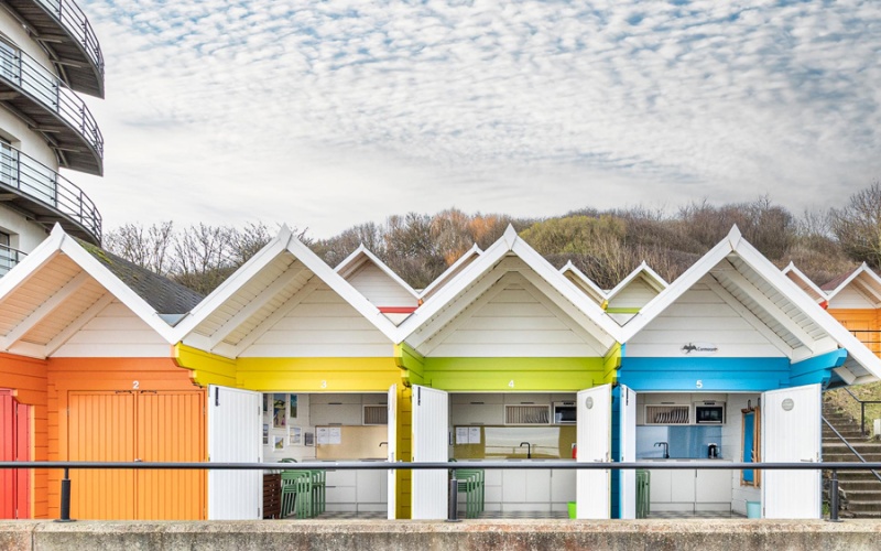 Photo: Beachfront Innovation: High-Tech Beach Hut Access at Pristine Retreat