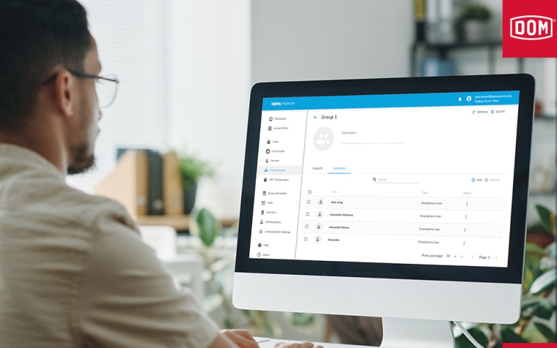 Photo: Zutrittsmanagement mit dem Smartphone