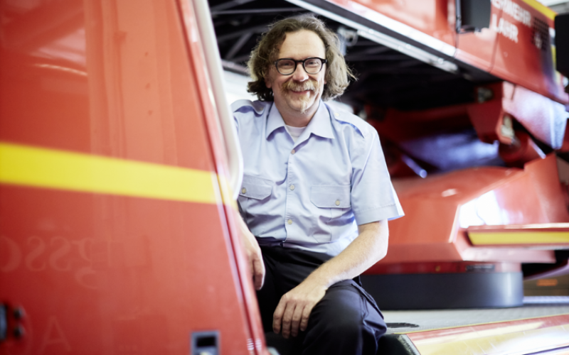 Thomas Happersberger, Kommandant der Feuerwehr der Stadt Lahr (im Jahr 2019)