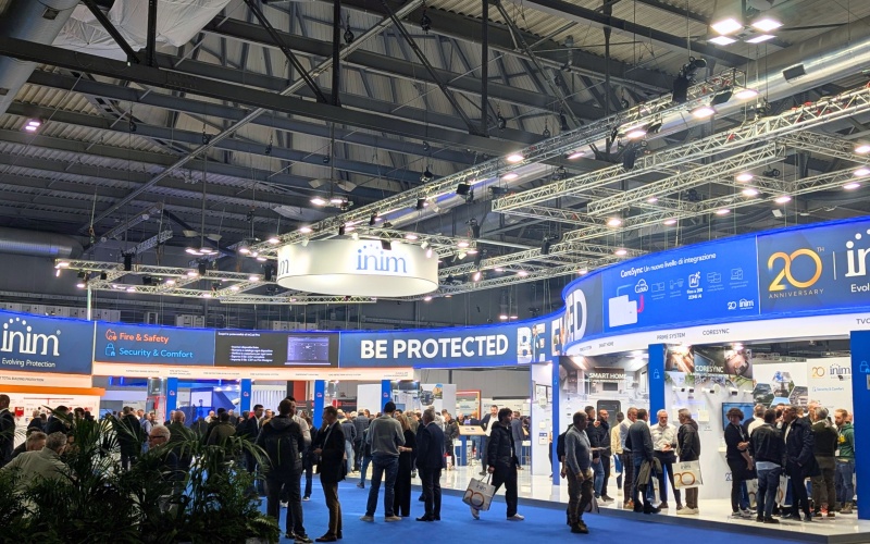 Inim, founded in 2005, marks its 20th anniversary this year. The booth’s...