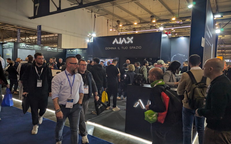 Previewing the future of smart security: Ajax Systems’ booth (Hall 7, Stand...