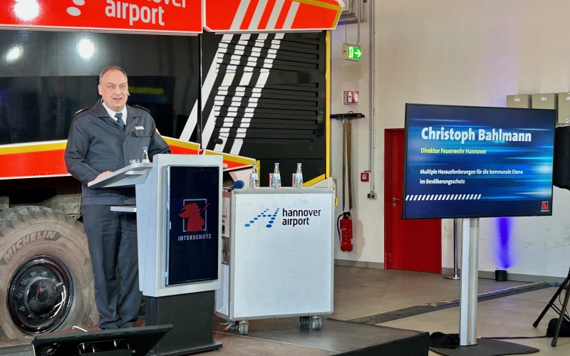 Christoph Bahlmann, Direktor Feuerwehr Hannover