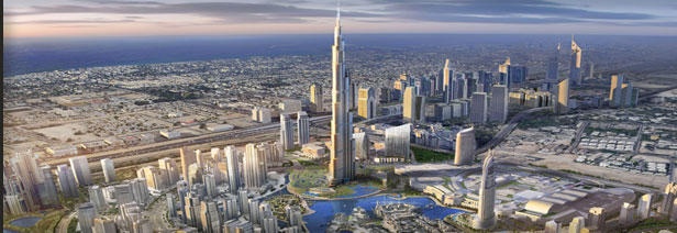 Prägt künftig das Stadtbild von Dubai: Der Burj Chalifa