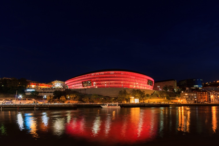 San Mamés, das neue Stadion von Athletic Bilbao, ist Sportstätte des Jahres...