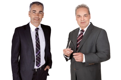 Die Geschäftsleitung der Link GmbH: Daniel (links) und Markus Link (rechts)....