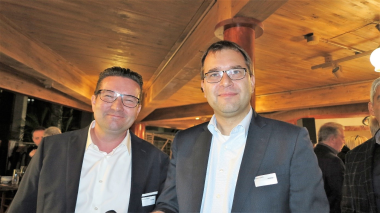Die beiden Gastgeber Dr. Markus Müller (links) und Dr. Peter Stahl