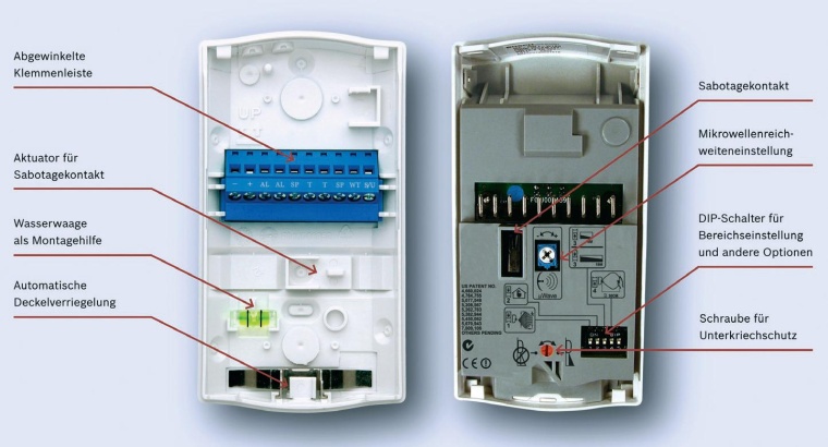 Abb. 2: Robustes, abgedichtetes Gehäuse und einfache Montage gewährleisten...