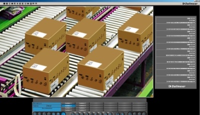 In der Dallmeier-Managementsoftware PView 7 werden die RFID-Daten direkt neben...
