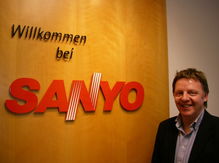 David Hammond, der neue European Sales Manager bei Sanyo