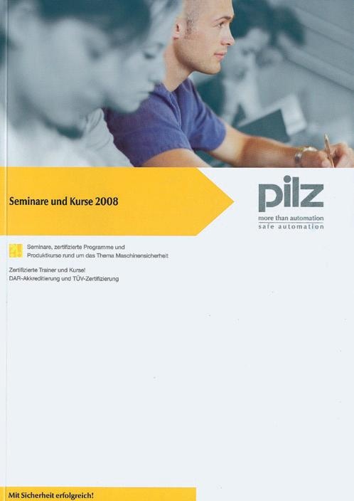 Pilz: Seminare zu den neuen Maschinenrichtlinien