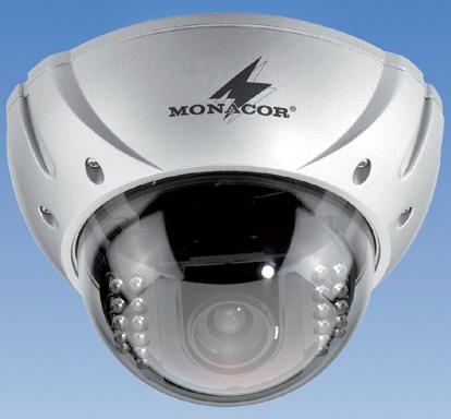 Monacor: Dome-Kamera TVCCD-345VCOL