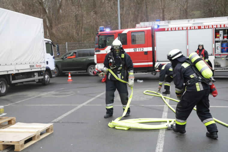 Besonders erlebbar wurde das Thema Brandschutz bei den Live-Vorführungen