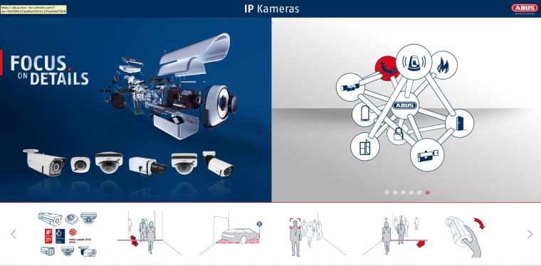 Neue Abus-Webseite zu IP-Kameras mit Anwendungsbeispielen