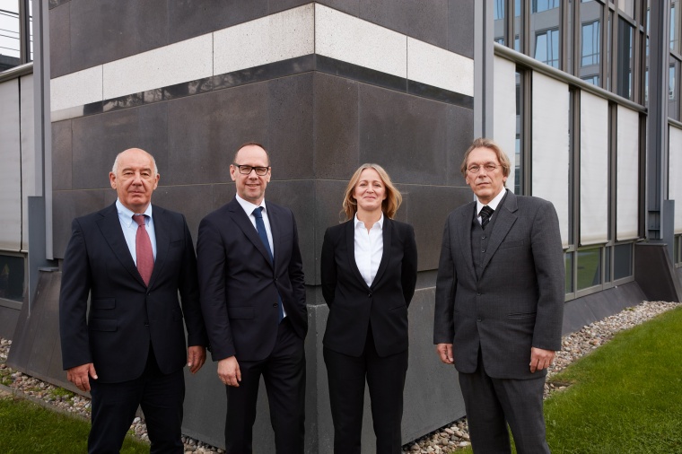 Stefan Fischbach, Andreas Wagener, Suzanne Hermens CFO und Wilfried...