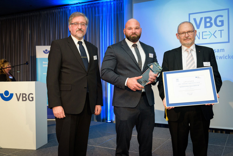 V.l.n.r.: Dr. Thomas Hünlich (Mitglied der Jury), Ronny Schwarz, Axel...