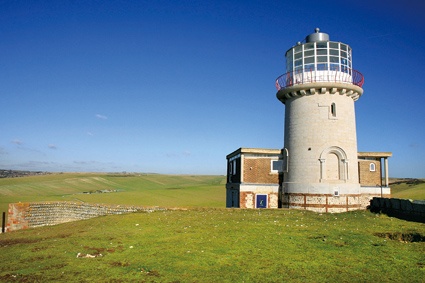 Der Belle Tout, Englands berühmtester bewohnter Leuchtturm © Foto: Rob Wassell