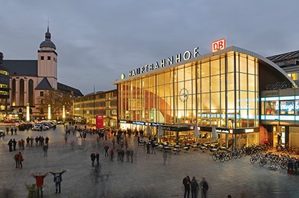 Der Hauptbahnhof in Köln. © DB/Kraner