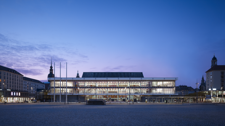 Der Kulturpalast in Dresden – renoviert und gesichert mit Technik von Bosch