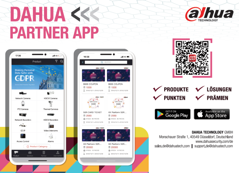 Dahua baut Leistungen seiner Partner-App umfassend aus