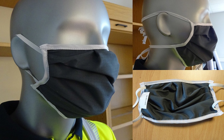 Die neue Mundschutz-Maske von HB Protective Wear wird aus Reinraumgewebe...