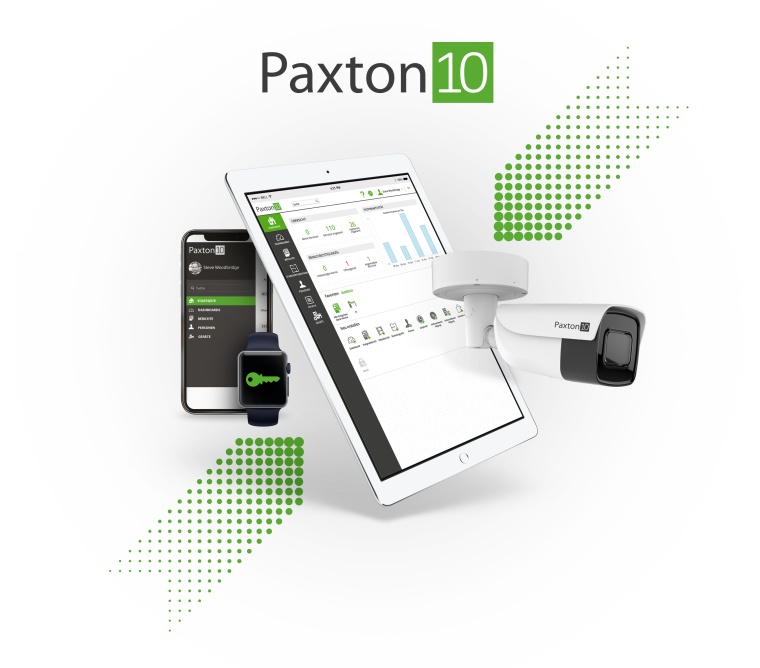 Paxton10: Zutrittskontrolle und Video sind vollständig auf einer Plattform...
