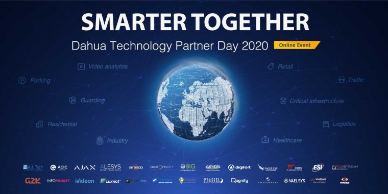 Dahua veranstaltet Online-Partnertag 2020 mit 26 Technologiepartnern