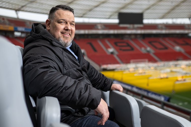 Daniel Schütze, Leiter Unternehmenssicherheit bei Bayer 04 Leverkusen