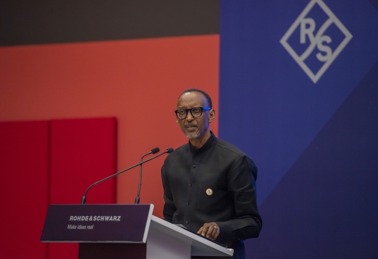 Seine Exzellenz Paul Kagame, Präsident der Republik Rwanda, bei der...