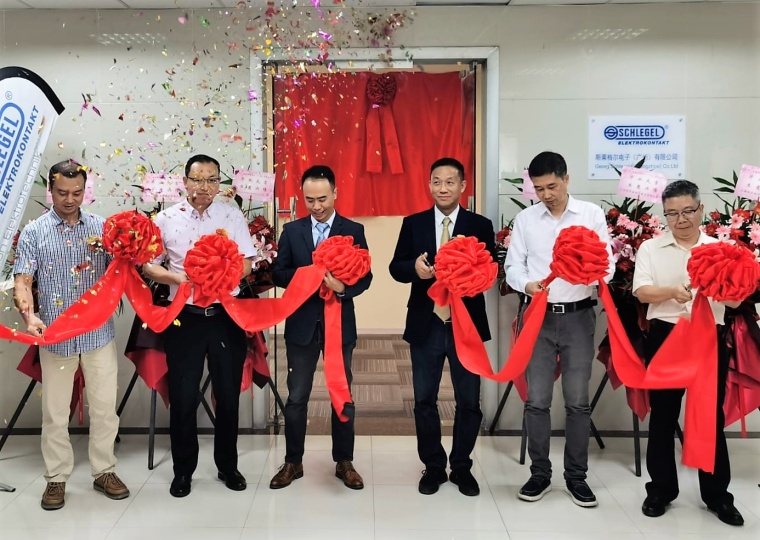Offizielle Eröffnung des Joint Venture in China. Bild: Schlegel
