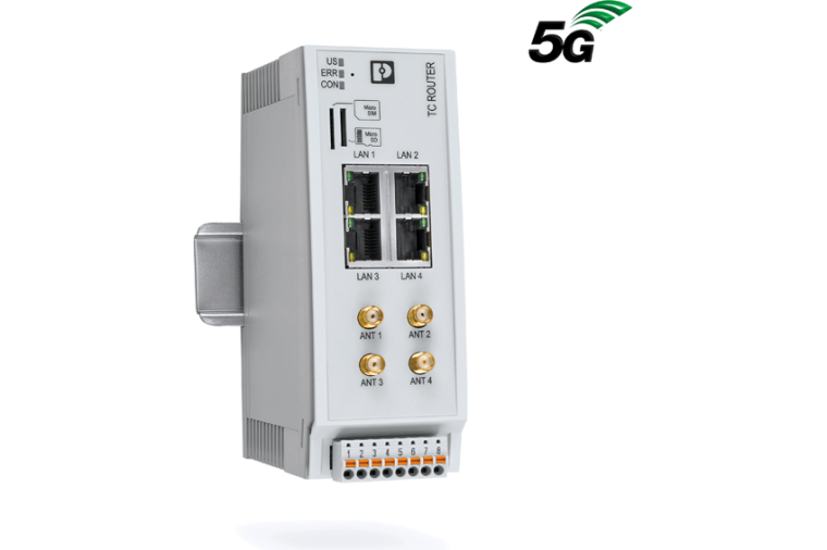 Der TC Router 5004T-5G EU eignet sich bestens für den Einsatz in industriellen...