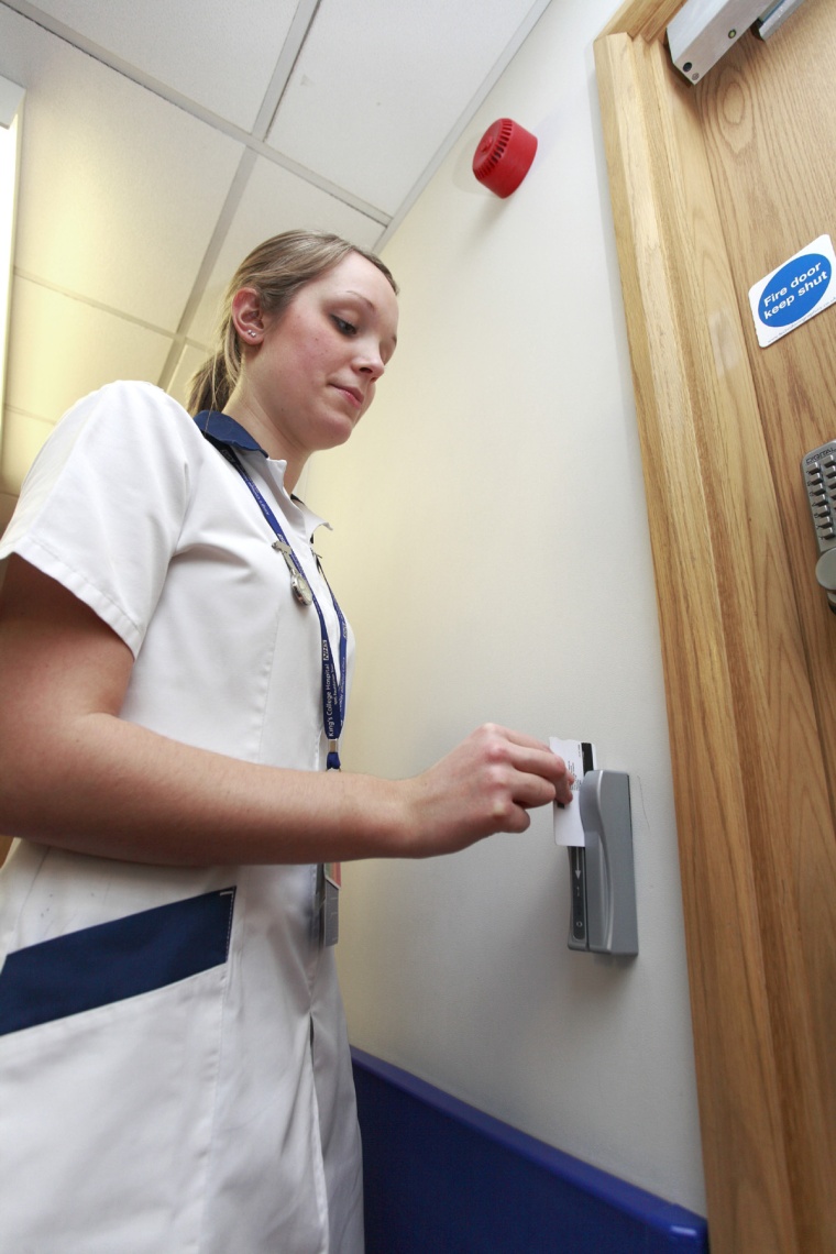 Access control system at the Kings College Hospital in London