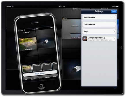 Axxon Monitor iPhone/iPad app