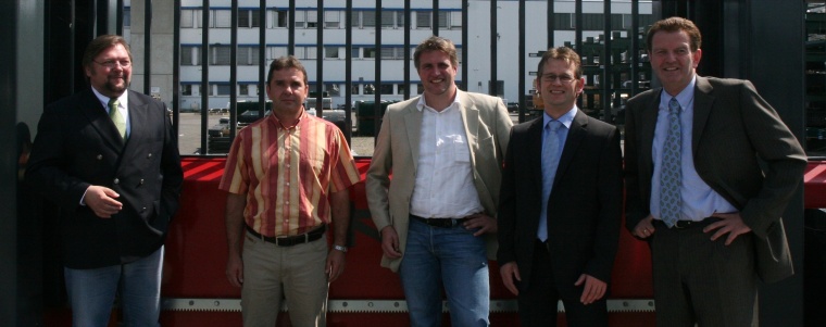 Perimeter Protection management team (from left to right): Thorsten Grunwald,...