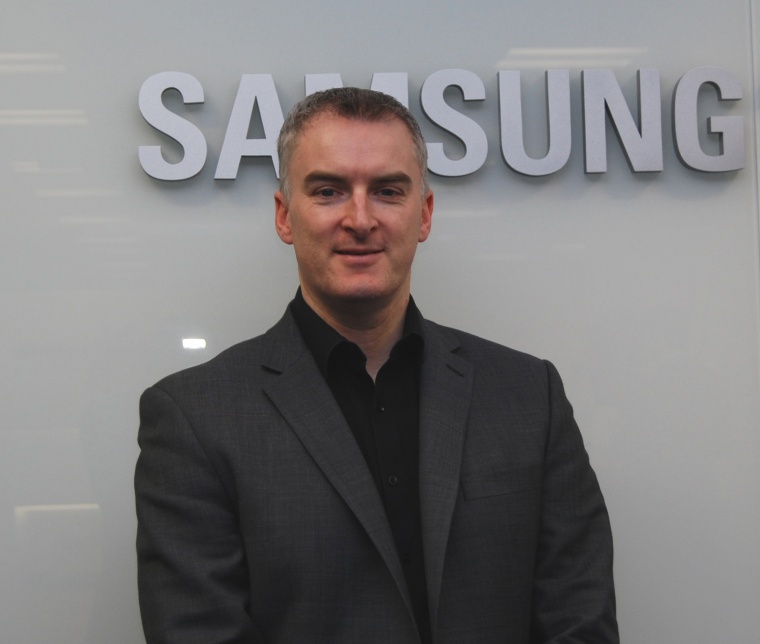 Gary Rowden, Samsungs new Sales & Marketing Director