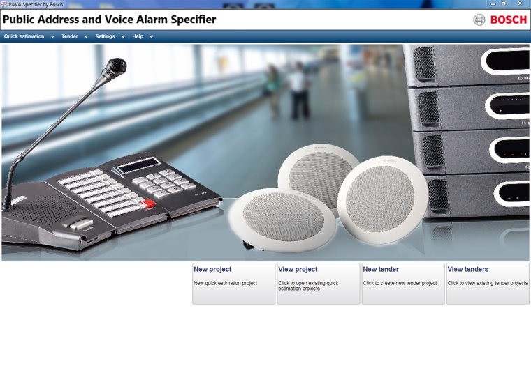 Tendering of public address and voice alarm made comfortable and easy