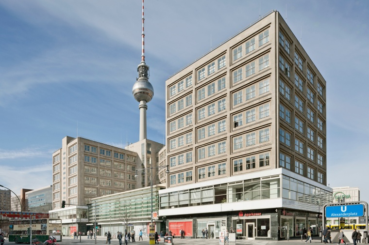 ‘Alexanderhaus’ in Berlin’s Alexanderplatz has been equipped with a...