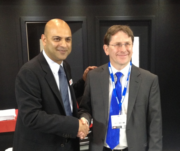 Paul Singh, Y3K Group CEO and Mark Ludwig, WF Senate MD, UK