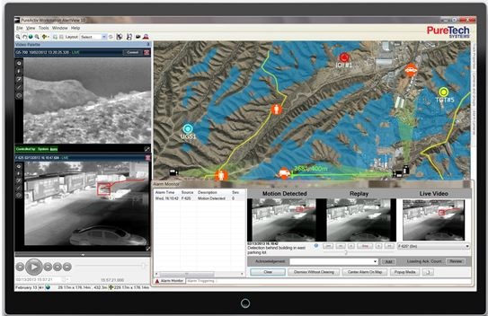 The RVSS border protection upgrade, featuring video analytics and geospatial...