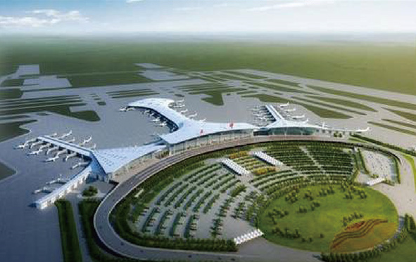 Binhai Airport with Large Scale HD Monitor System