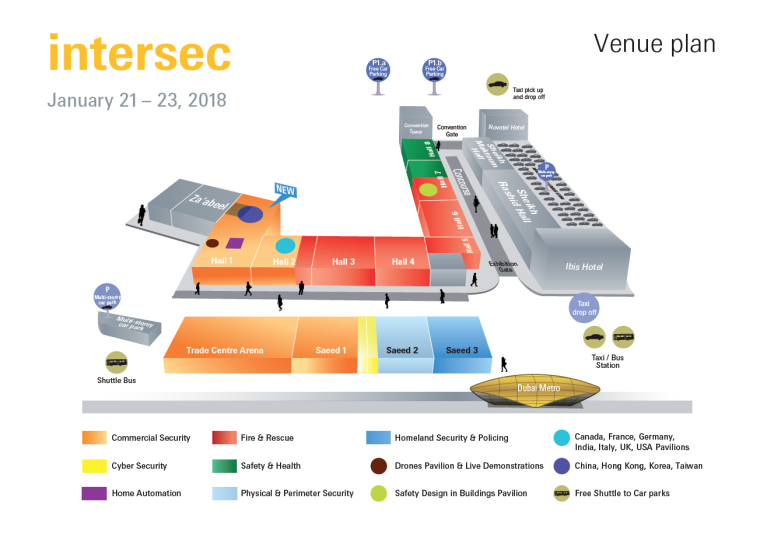 Intersec 2018 Floor Plan