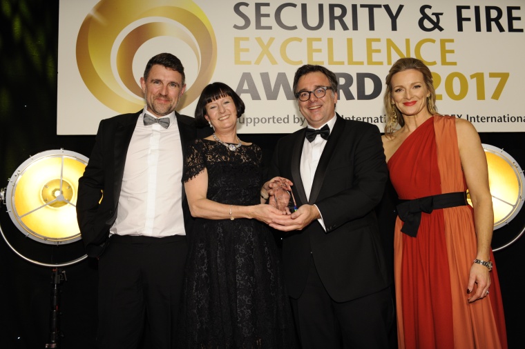 Nedap: Security & Fire Excellence Awards 2017 in London. Nedap’s AEOS...