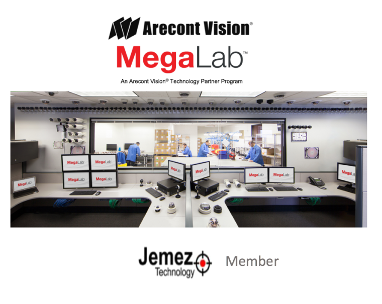 Jemez Technology has joined the Arecont Vision Technology Partner Program