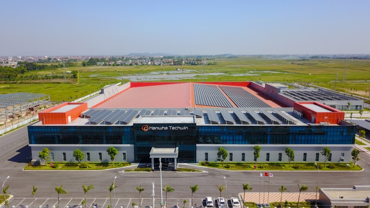 Hanwha Techwins new manufacturing facility at the Que Vo Industrial Park in...
