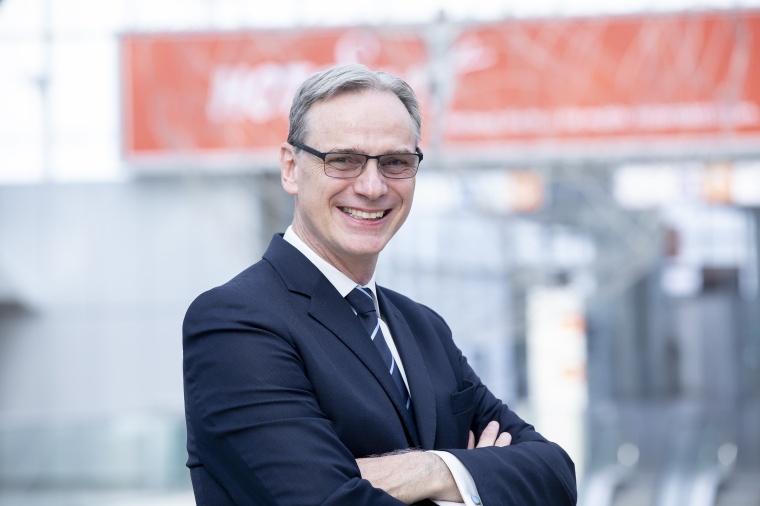 Wolfram N. Diener, Managing Director of Messe Düsseldorf GmbH (c) Messe...