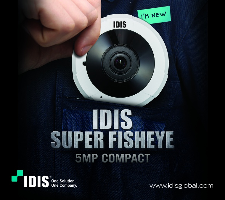 Idis: 5MP IR Super Fisheye in a Pocket