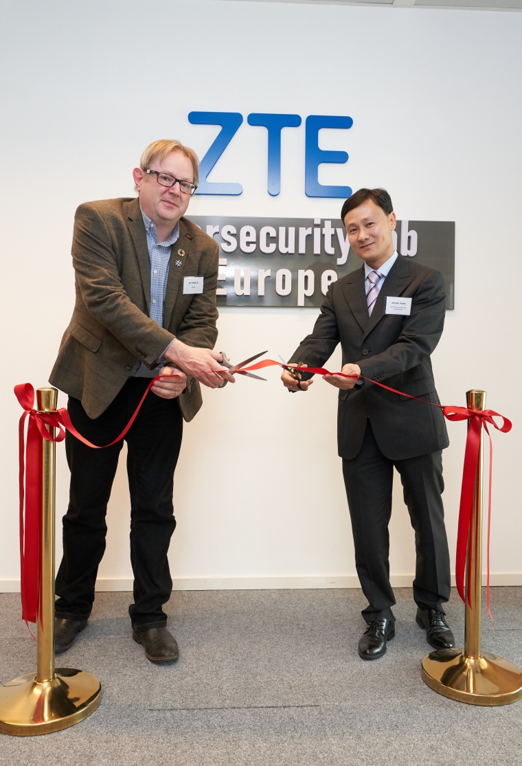 ZTE launched Cybersecurity Lab Europe in Brussels